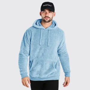 Raff & Taff Pullover Sherpa Hood For Men-2351-Sky