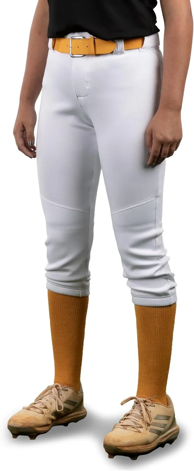 Russell Athletic Women's Flexstretch Softball Pants with Belt Loops-Fastpitch & Baseball Ready