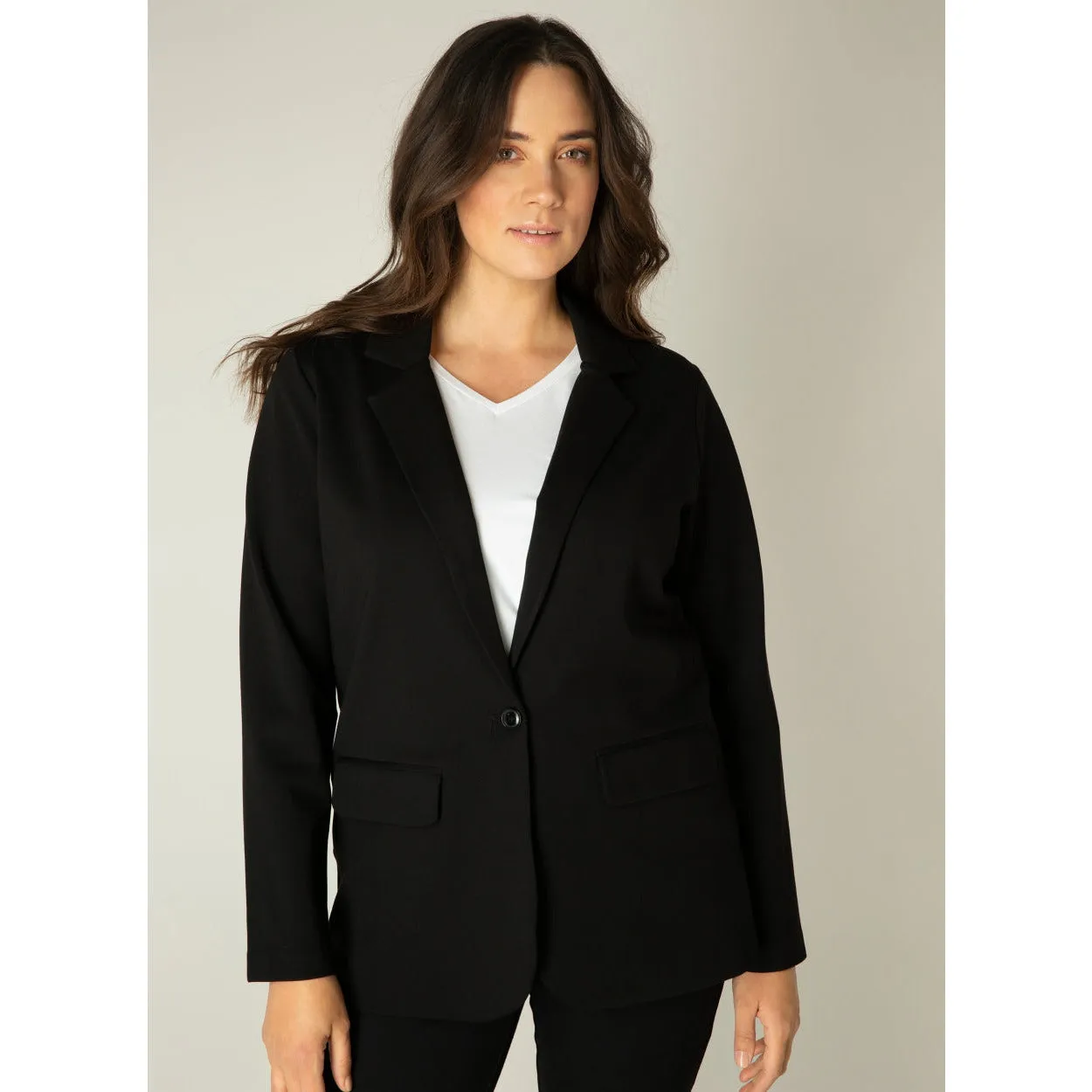 Single Breasted Blazer Plus Size