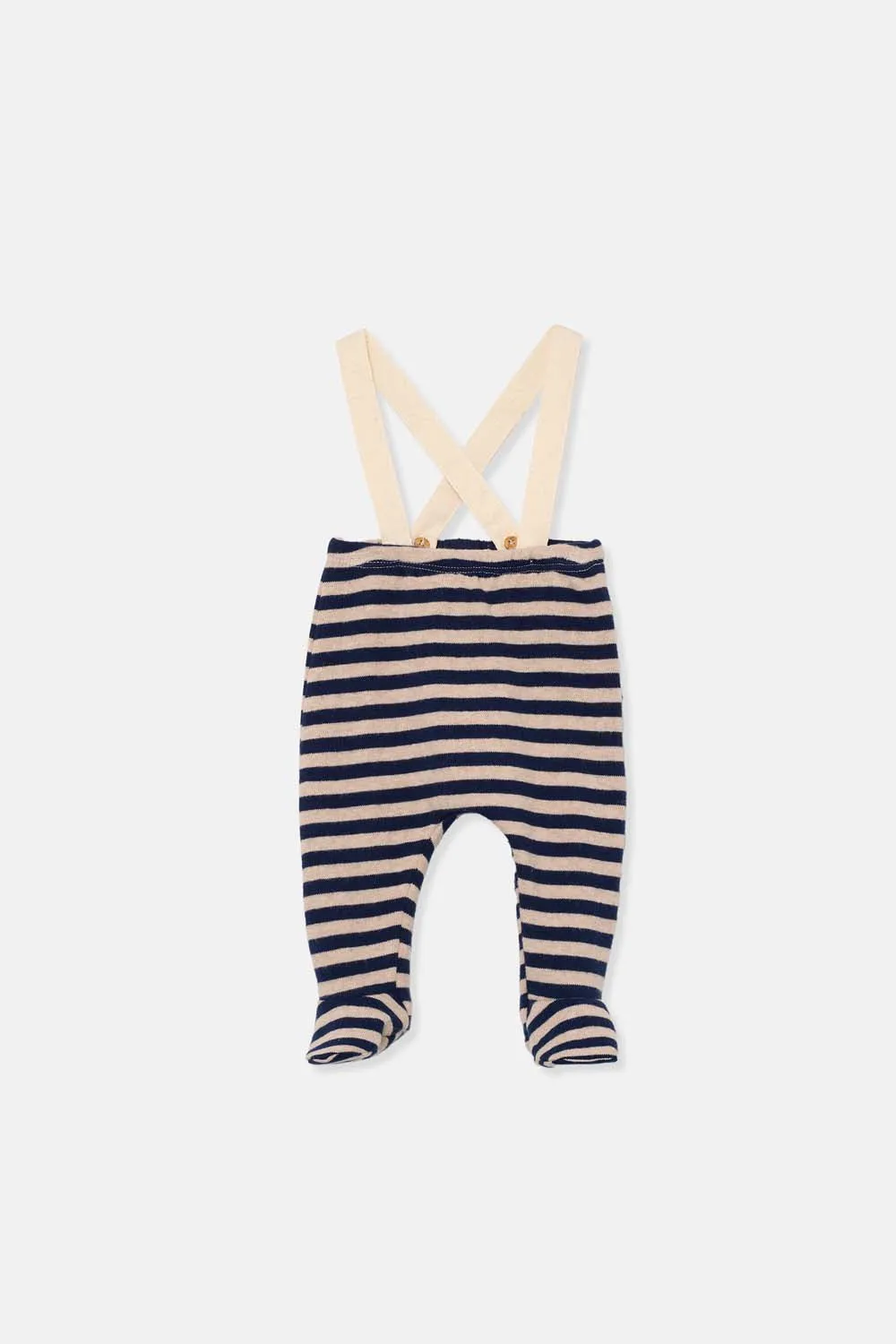 SOFT STRIPED NEWBORN PANTS