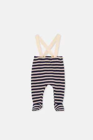 SOFT STRIPED NEWBORN PANTS