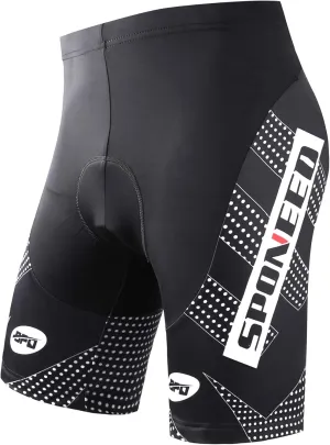 sponeed Men's Cycling Shorts Padded Bicycle Riding Pants Bike Biking Clothes Cycle Wear Tights