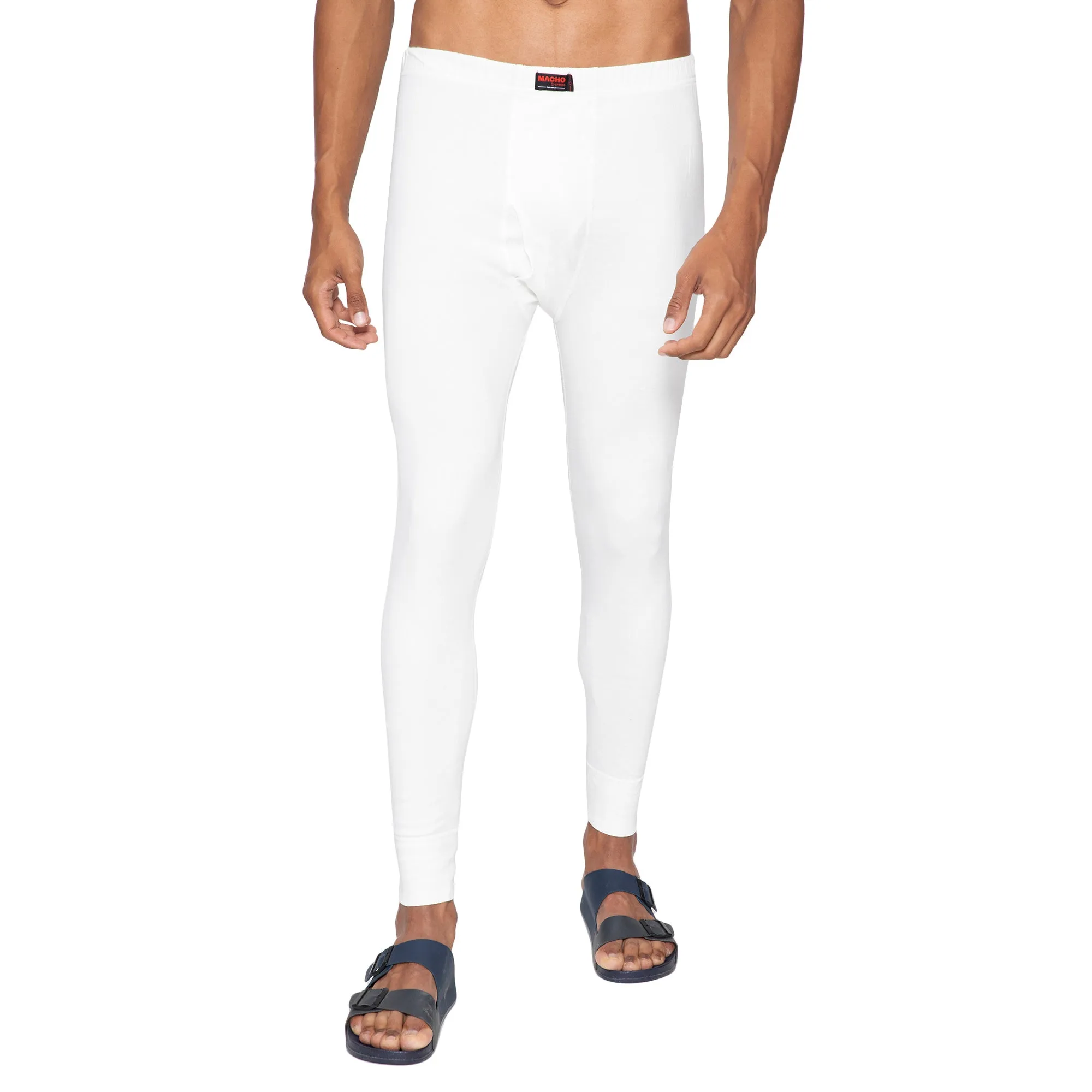 Sporto By Macho Men's Thermal Ultima White Trouser