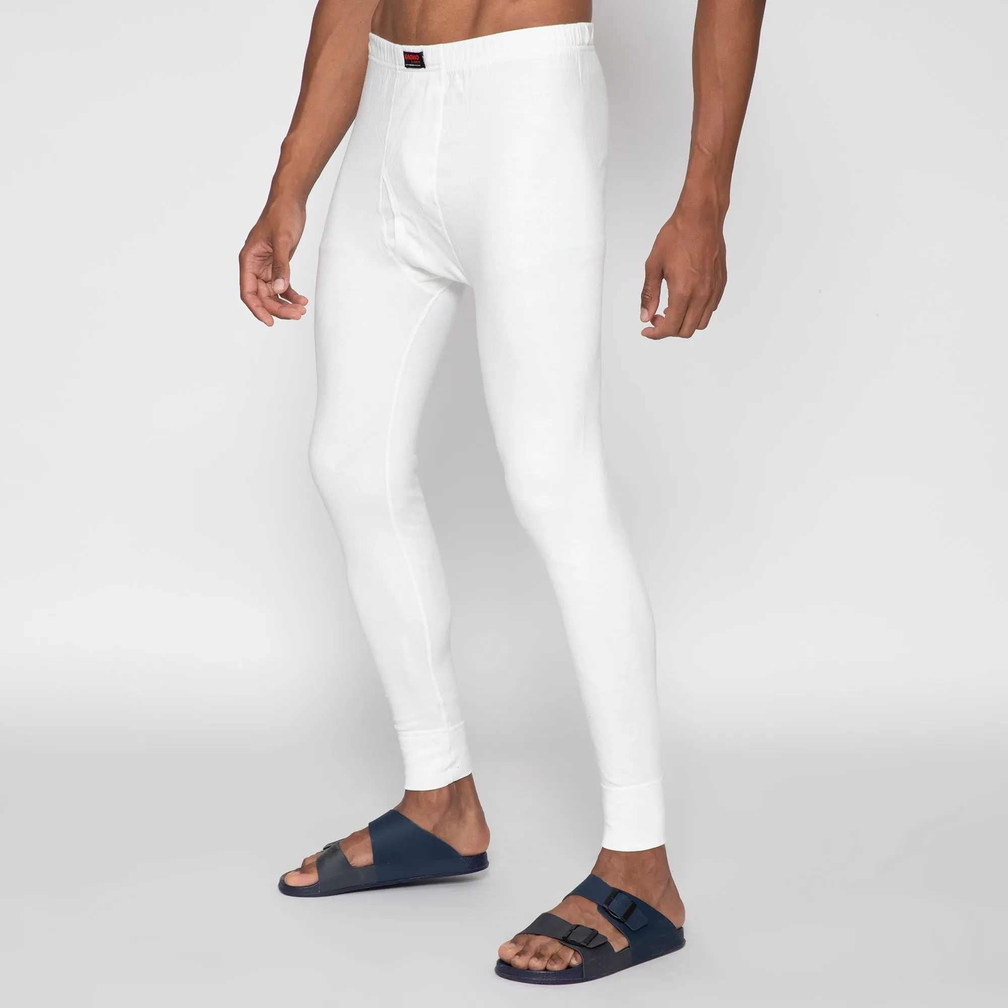 Sporto By Macho Men's Thermal Ultima White Trouser
