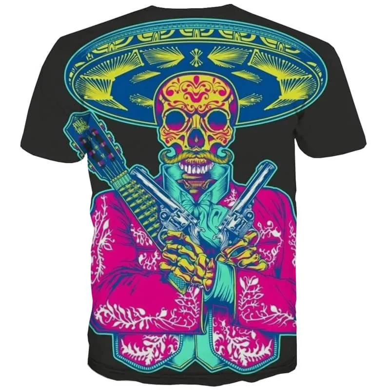 t shirt abstract t shirt 3D personality fun geometric colorful art art costume men Cool