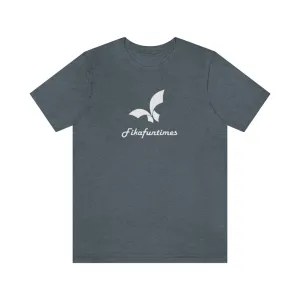 Unisex Crew Neck Fikafuntimes Print Jersey T-Shirt