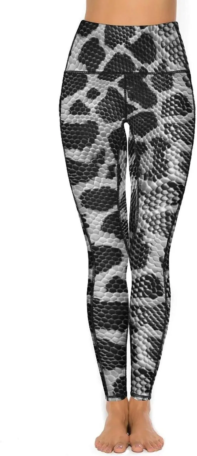 Women's High Waist Tummy Control Yoga Pants with Pockets Workout Leggings