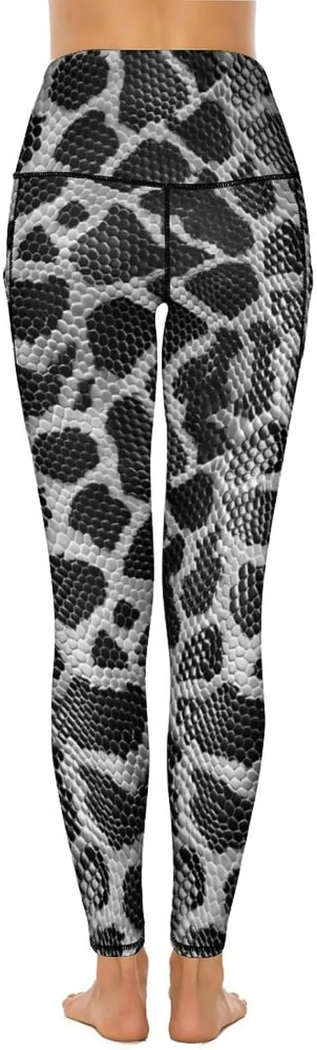 Women's High Waist Tummy Control Yoga Pants with Pockets Workout Leggings